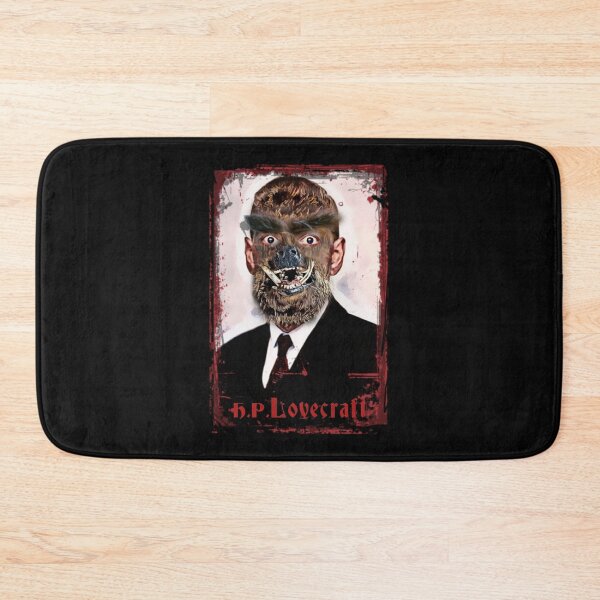 Item preview, Cannibalistic beastman H. P. Lovecraft grungestyle portrait designed and sold by Zanimations.