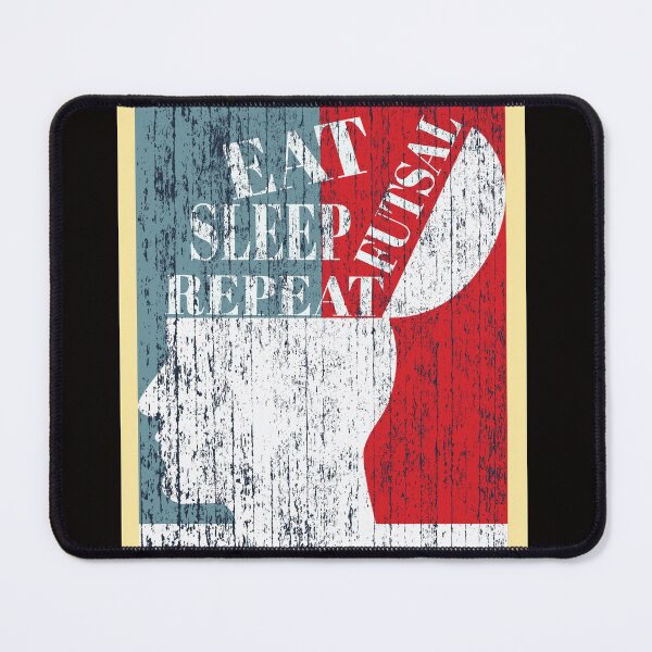 Item preview, EAT SLEEP  FUTSAL REPEAT designed and sold by RebeccaRe.