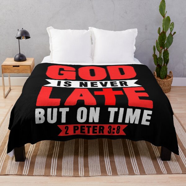 Item preview, God is never late designed and sold by plushism.