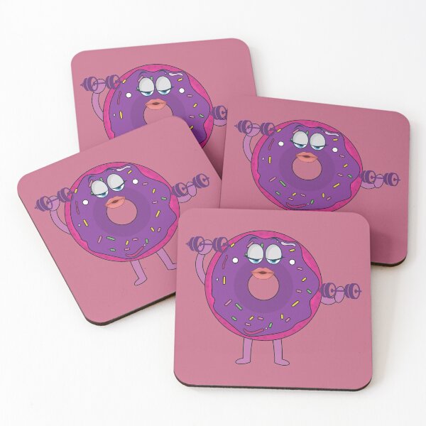 Item preview, Donut lady lifting weights in the Gym designed and sold by Donutlovers.