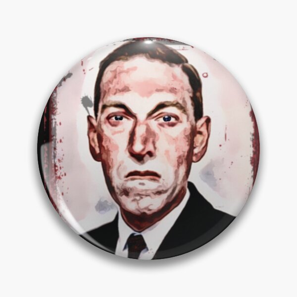 Item preview, Suspicious H. P. Lovecraft grunge style portrait designed and sold by Zanimations.