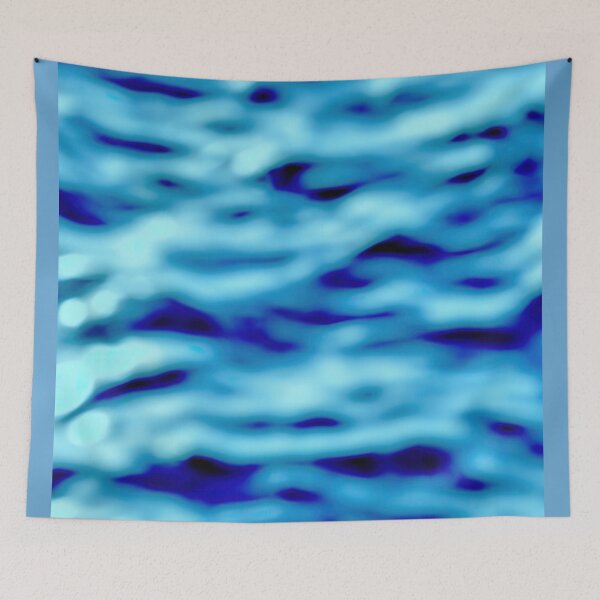 Item preview, Blue waves abstract series no4 designed and sold by Kiran-Fine-Art.