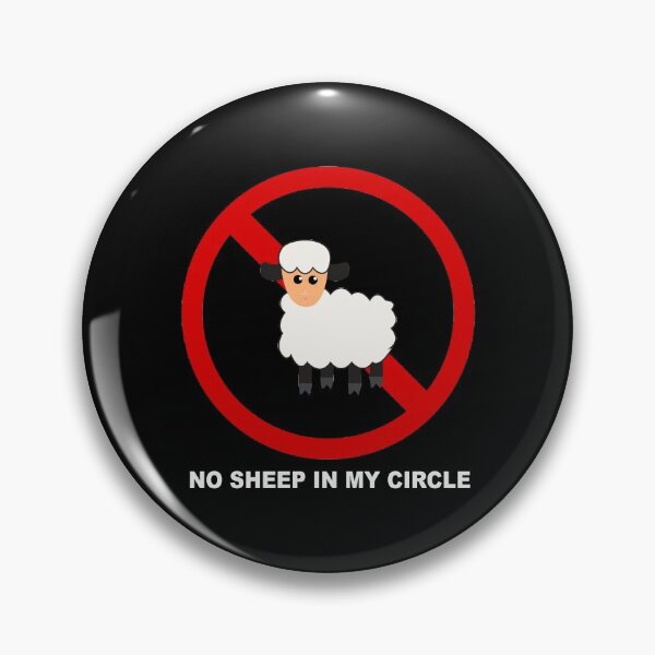 Item preview, No Sheep In My Circle designed and sold by showoffmarket.