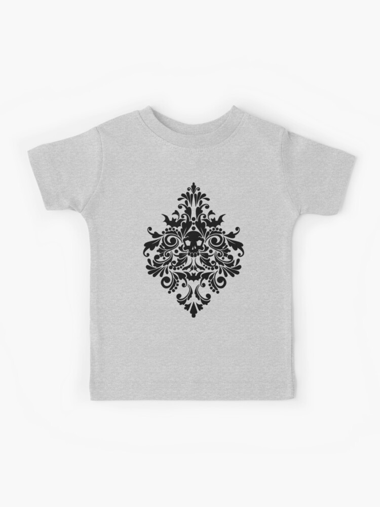 2024年冬【法人向けお歳暮】 Damask Skull Pattern Grey - トップス