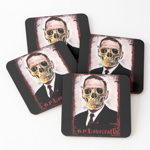 Item preview, Cranial Head H. P. Lovecraft grungestyle portrait designed and sold by Zanimations.