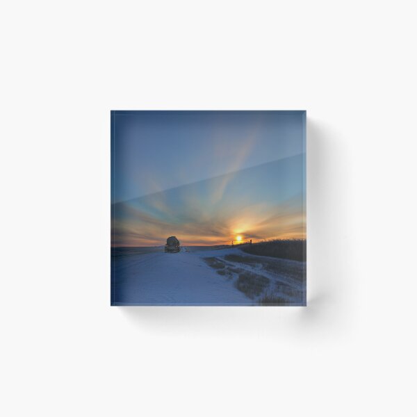 Item preview,  Cold winter morning in the Bakken oil fields, North Dakota designed and sold by pdsfotoart.