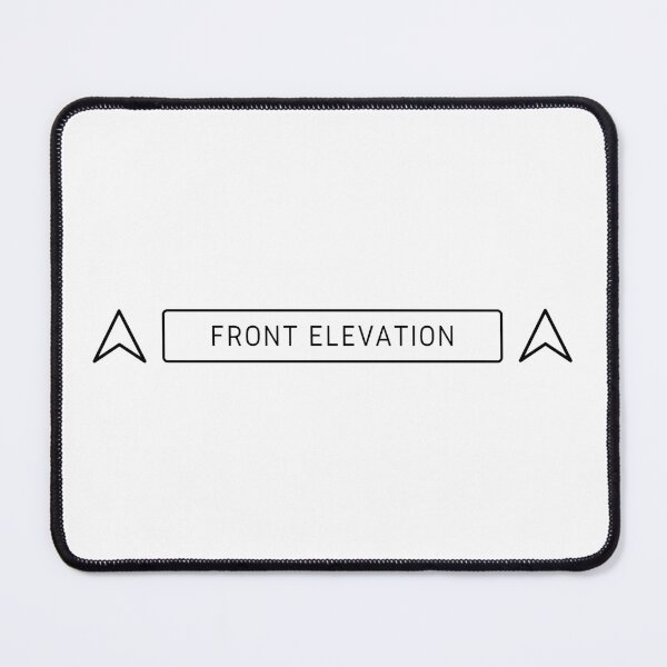 Item preview, Front Elevation - Architectural Drawings designed and sold by SLGA-Designs.