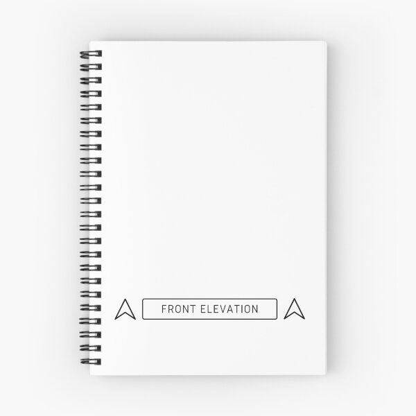 Item preview, Front Elevation - Architectural Drawings designed and sold by SLGA-Designs.