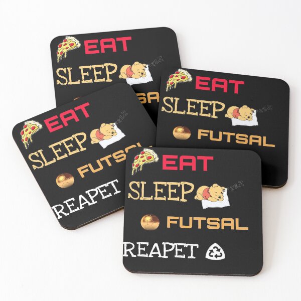 Item preview, Eat Sleep Futsal Repeat designed and sold by Zshope.