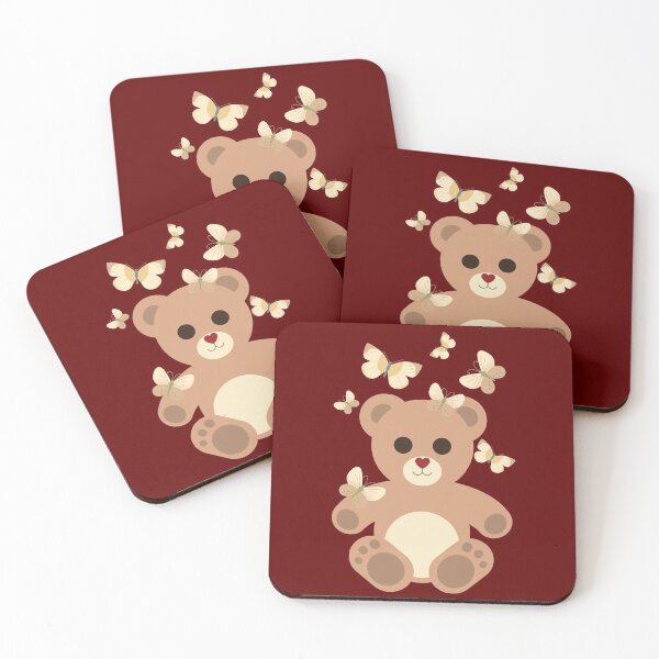 Item preview, Teddy Bear and Butterflies designed and sold by Branka.