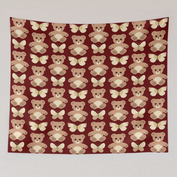 Item preview, Teddy Bear and Butterflies designed and sold by Branka.