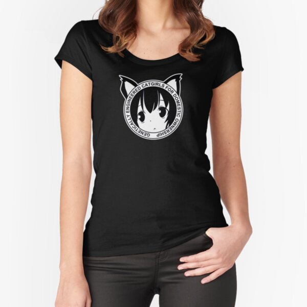 Genetically Engineered Catgirls for Domestic Ownership! (Black) | Art Print