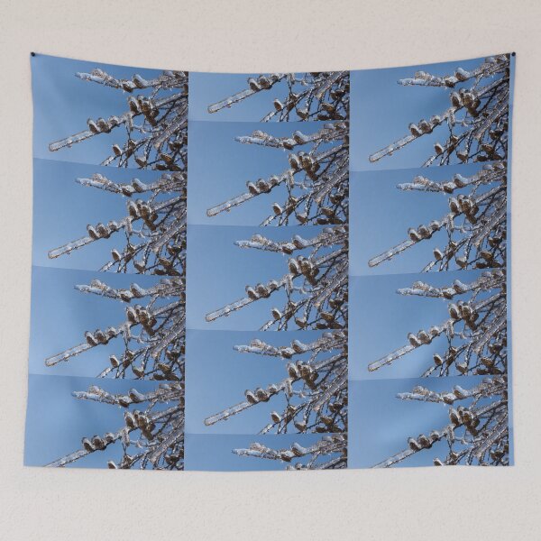 Item preview, Mother Nature’s Christmas Decorations – Glistening Twigs and Pine Cones designed and sold by Georgia Mizuleva.