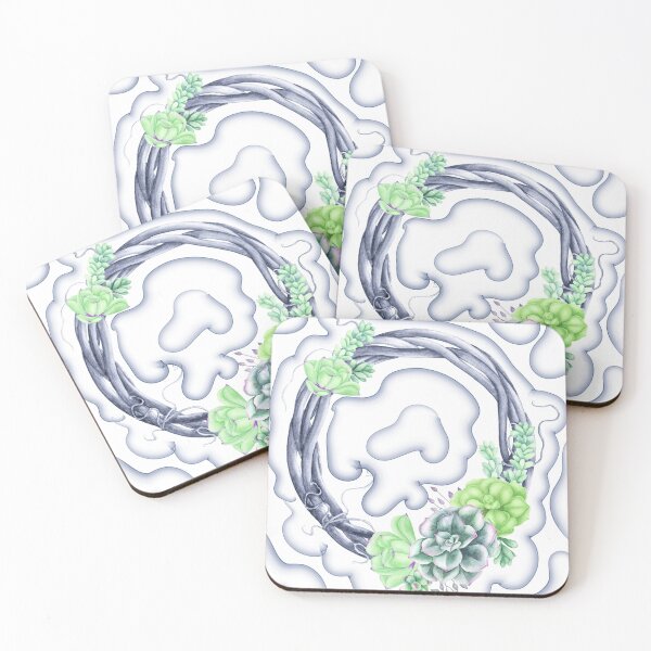 Item preview, Succulent Wreath Art designed and sold by Minxylynx4.