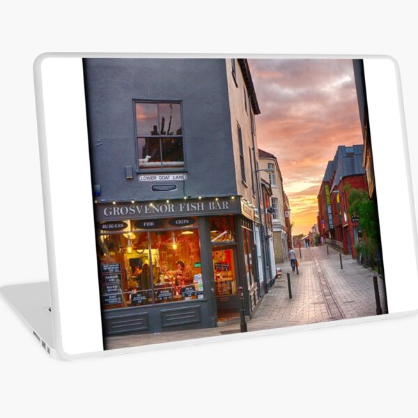 Summertime Sunset on Pottergate Laptop Skin