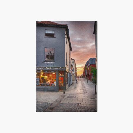 Summertime Sunset on Pottergate Art Board Print