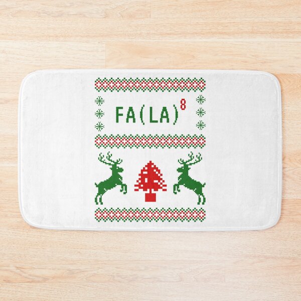 Item preview, FA(LA)8 Funny Math Ugly Christmas Sweater designed and sold by Happy Puppy Print On Demand.