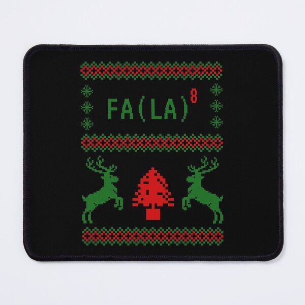 Item preview, FA(LA)8 Funny Math Ugly Christmas Sweater designed and sold by Happy Puppy Print On Demand.