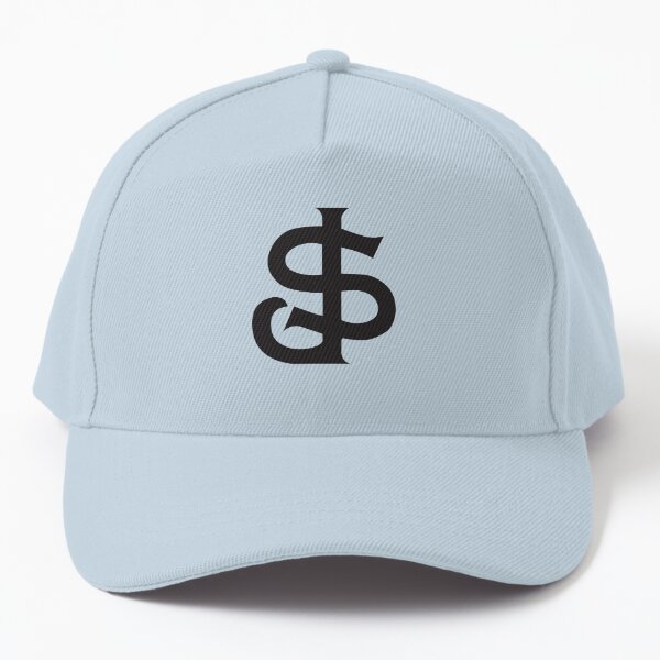 Classic P Logo Snapback Hat White/Teal - Gold Presidents