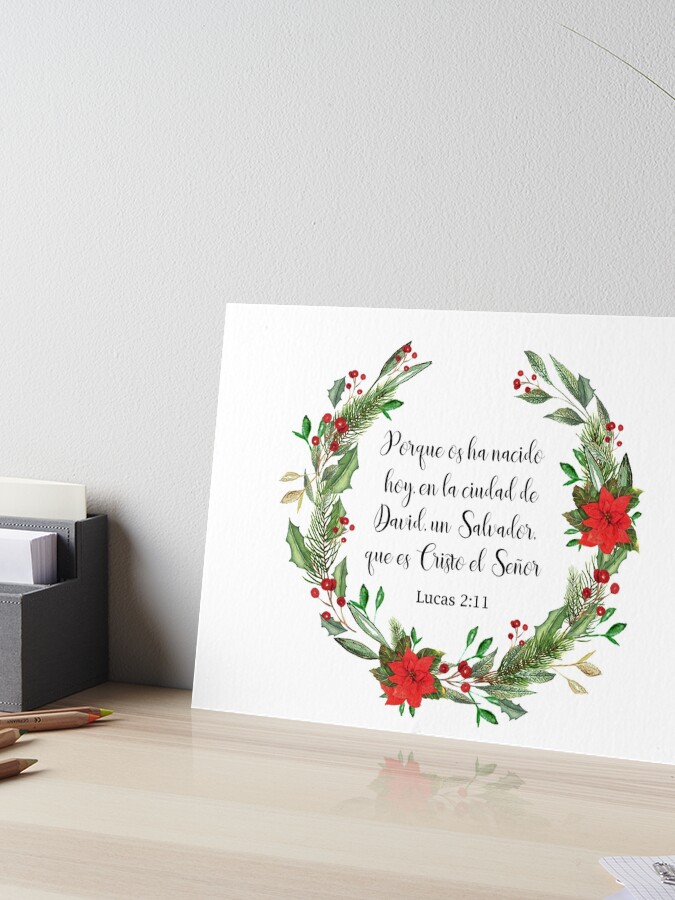 Spanish Christmas Cards With Bible Verse - Pack Of 24 Religious Holiday Greeting Cards