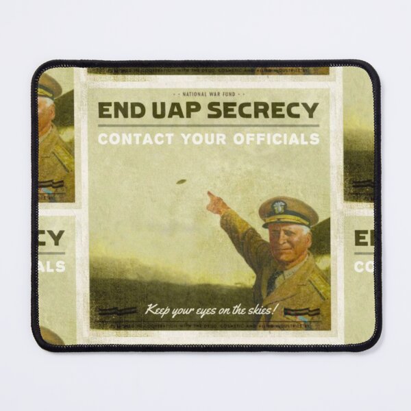 Item preview, End UAP Secrecy - Contact Your Officials - Retro 'General' Variant designed and sold by Dan Zetterström.