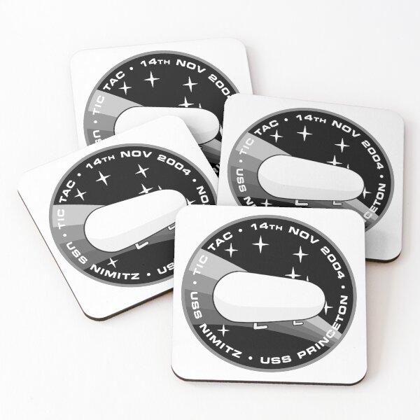 Item preview, Tic Tac UFO / UAP Encounter Morale Patch - Black & White Printing Press designed and sold by Dan Zetterström.