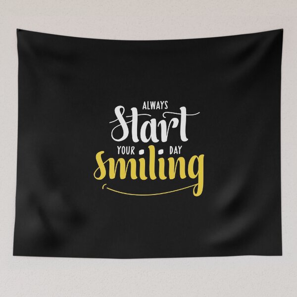Item preview, Always Start Your Day Smiling designed and sold by Opine.