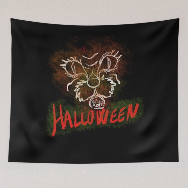 Item preview, Halloween cat face designed and sold by mikoala50.