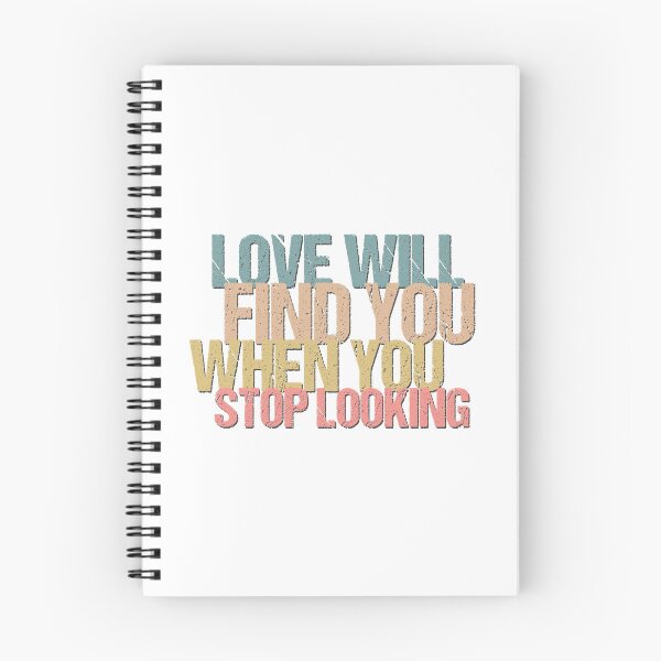 Item preview, Love will find you when you stop looking designed and sold by portokalis.