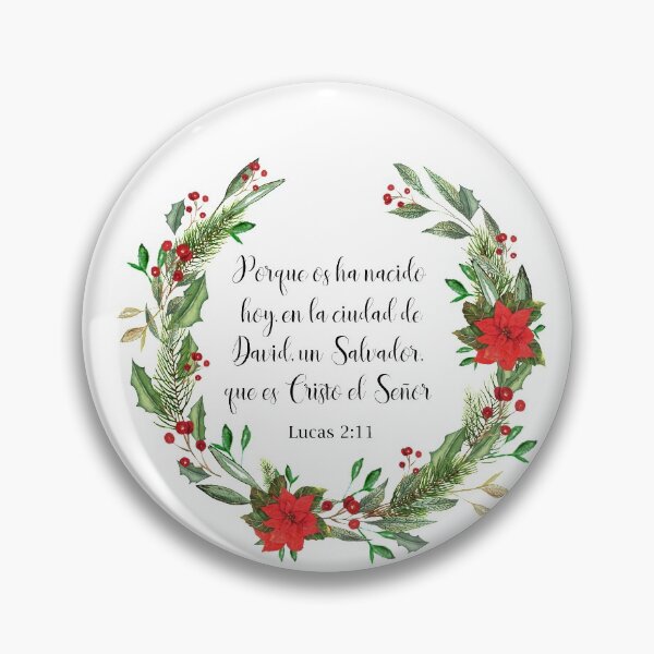 Item preview, Lucas 2:11, Spanish Christmas Bible Verse designed and sold by latiendadearyam.