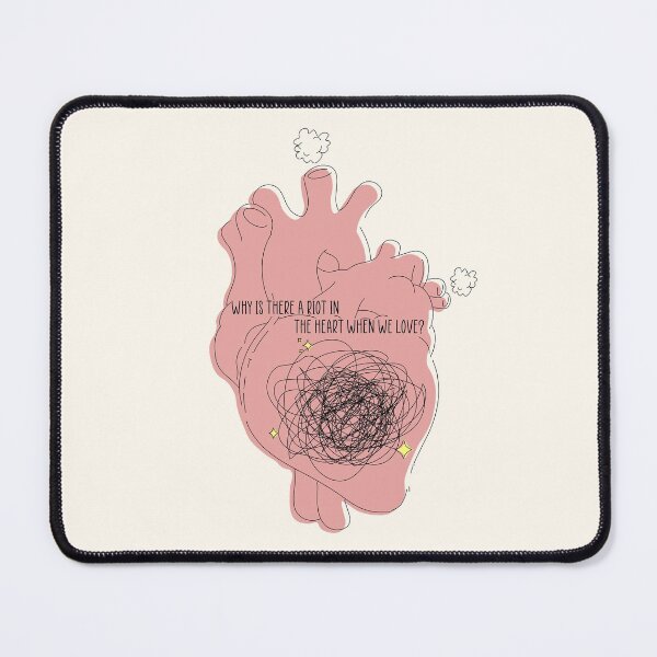 Item preview, why is there a riot in the heart when we love? designed and sold by Pinu92.