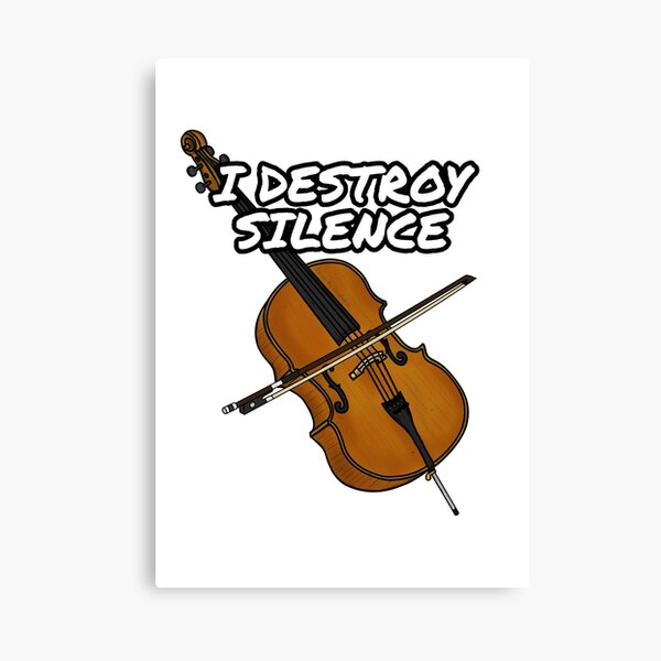 Impressions Sur Toile Sur Le Theme Violoncelle Redbubble