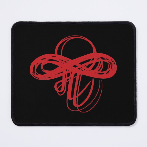 Item preview, Marathi Text Spells Like English Pronoun ME and the Meaning is I am. It is Combined with an Infinity Symbol to Express the thought that I am Infinite, I am Universe. Colored in Neon Red designed and sold by Wiggly Lines.