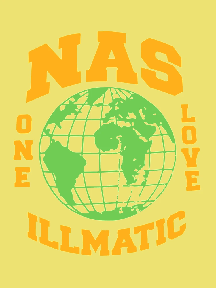 Nas One Love HIPHOP 非売品 ラージサイズステッカー Nas One Love Hiphop Novelty Large Size Sticker Approx