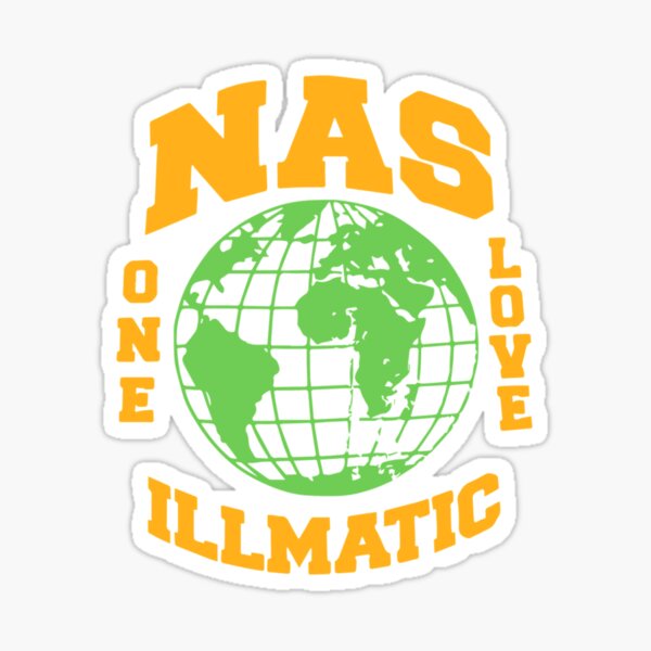 Aperçu de l'œuvre NAS ONE LOVE ILLMATIC [CONCEPTION VINTAGE HIPHOP] créée et vendue par TillmanHudson.