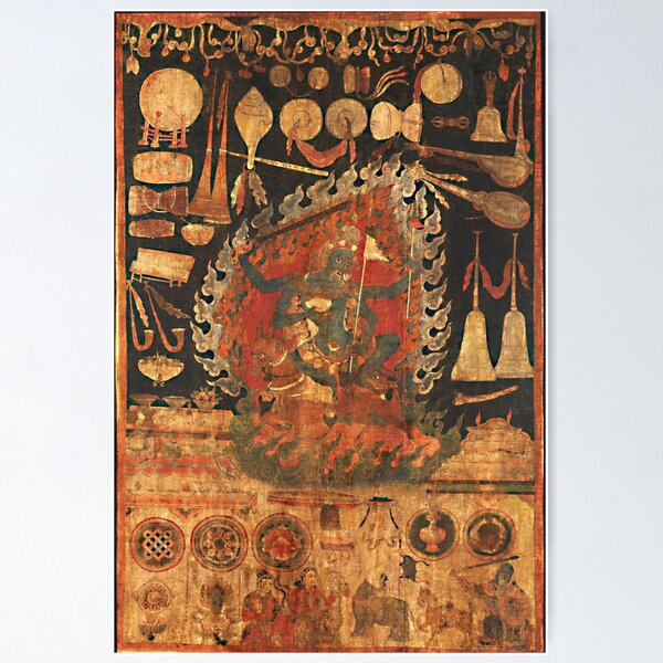 Item preview, Mandala 75 Goddess Palden Lhamo designed and sold by GuyBlank.