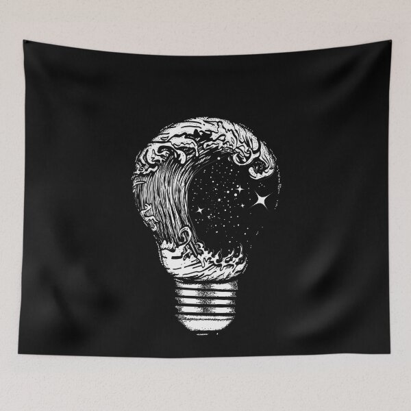 Item preview, Bulb Design The Great Wave off Kanagawa Japanese Aesthetic designed and sold by enjoytheshirt.