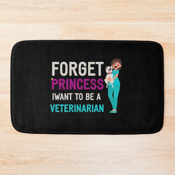 Item preview, Forget Princess I Want To Be A Veterinarian  designed and sold by goodprints shop.