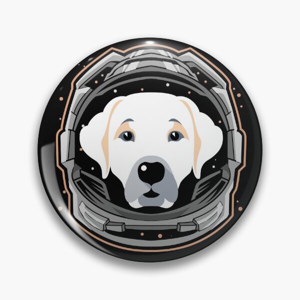 Item preview, cute labrador dog astronaut in space designed and sold by alaechamlal.