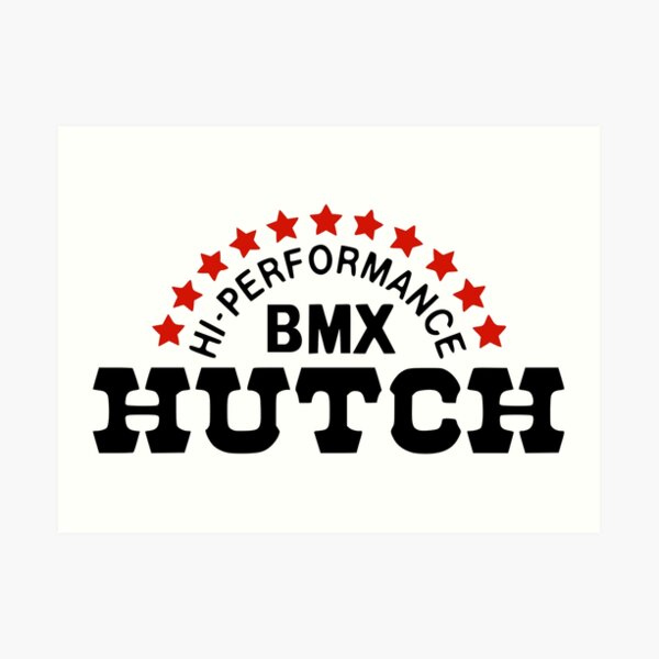 "Hutch vintage BMX logo" Art Print for Sale by Artyssytb Redbubble