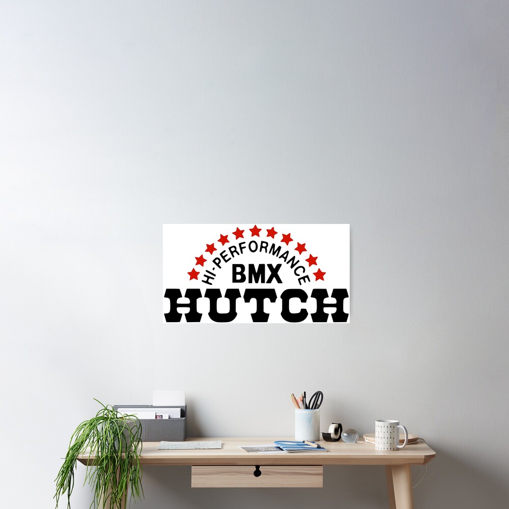 "Hutch vintage BMX logo" Poster for Sale by Artyssytb Redbubble