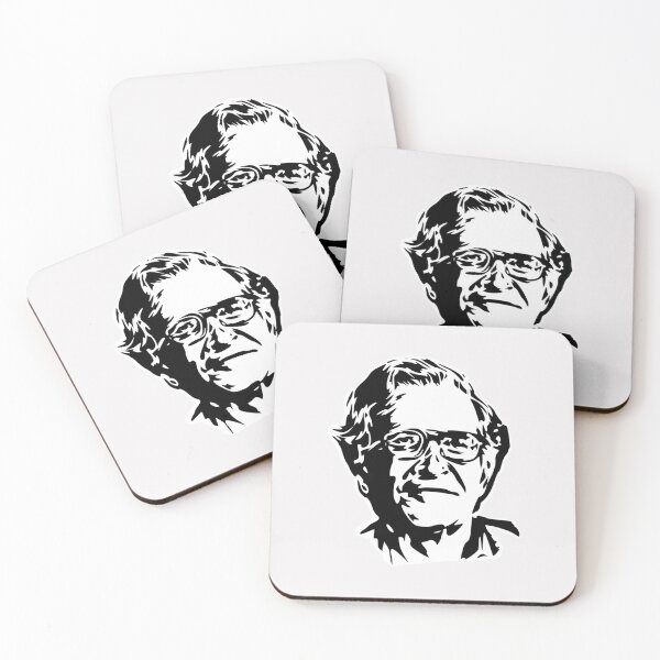 Item preview, Noam Chomsky Stencil White   designed and sold by SamaraBoyle.