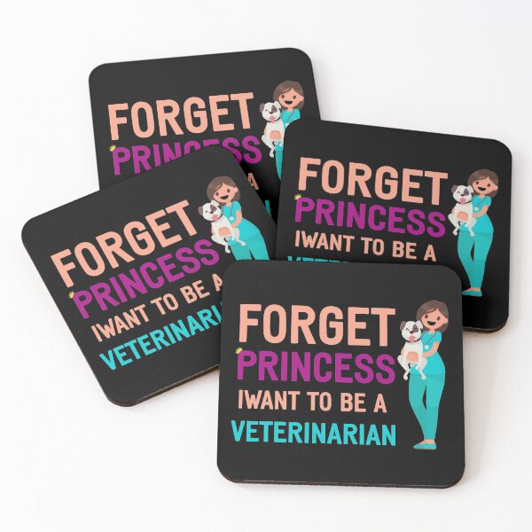 Item preview,  Forget Princess I Want To Be A Veterinarian  designed and sold by goodprints shop.