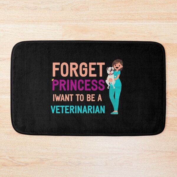 Item preview,  Forget Princess I Want To Be A Veterinarian  designed and sold by goodprints shop.