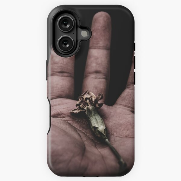 Dead flower on your hand iPhone Tough Case