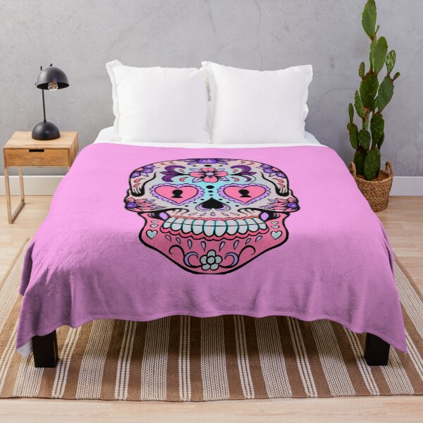 Item preview, Skull with floral designed and sold by NyengRepublic.