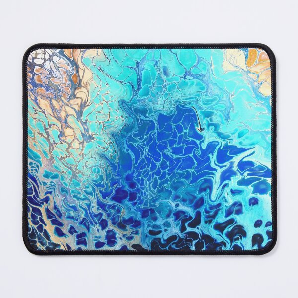 Item preview, Abstract painting Fluid Art Acrylic Pour Abstract Art designed and sold by MilieAquarelle.