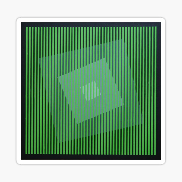 Black Rainbow - Green Sticker
