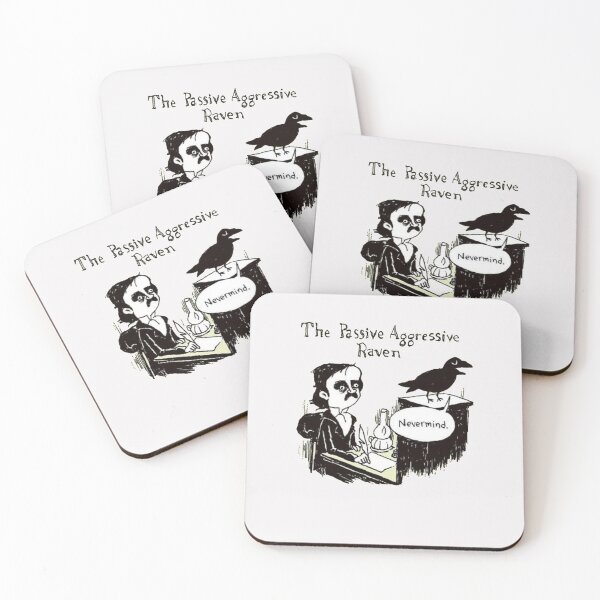 Item preview, PASSIVE AGGRESSIVE RAVEN   designed and sold by SamaraBoyle.