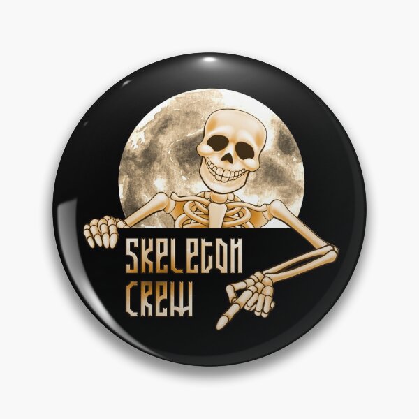 Item preview, Skeleton crew: service with a smile for a happy Halloween designed and sold by NaughtyGoose.